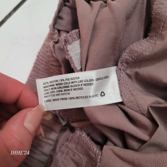 A New Day Womens Mauve Pants Size 4 Rayon & Polyester - Picture 2 of 6